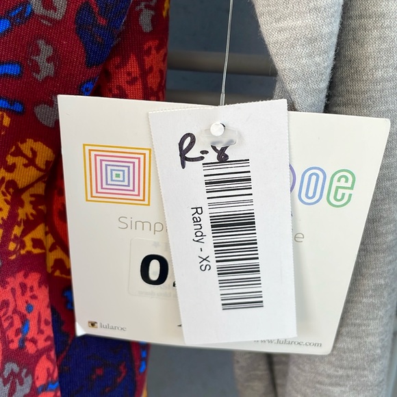 LulaRoe Floral Printed Randy Top-#R-8 - Picture 6 of 12